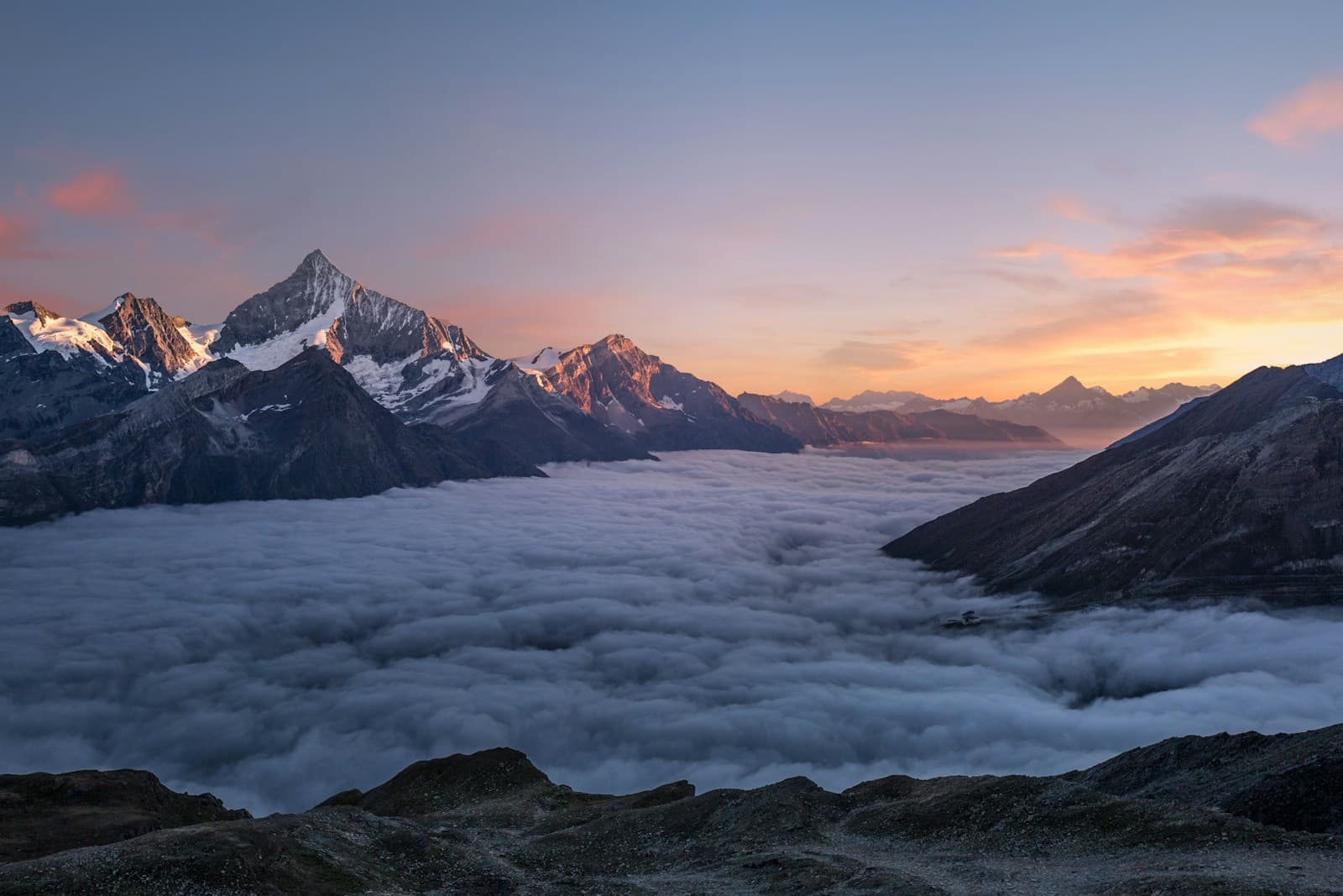 Karakoram peaks above the Skardu valley, Gilgit-Baltistan