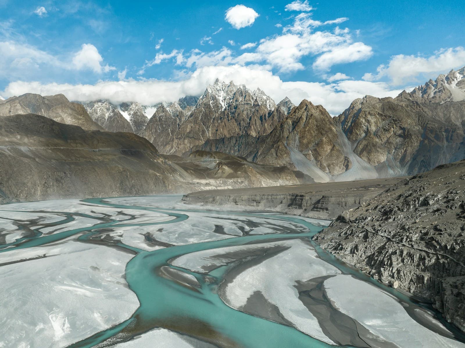 Mountain meadow in Karakoram near Khaplu